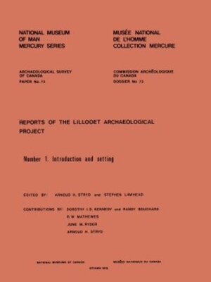 cover image of Reports of the Lillooet Archaeological Project